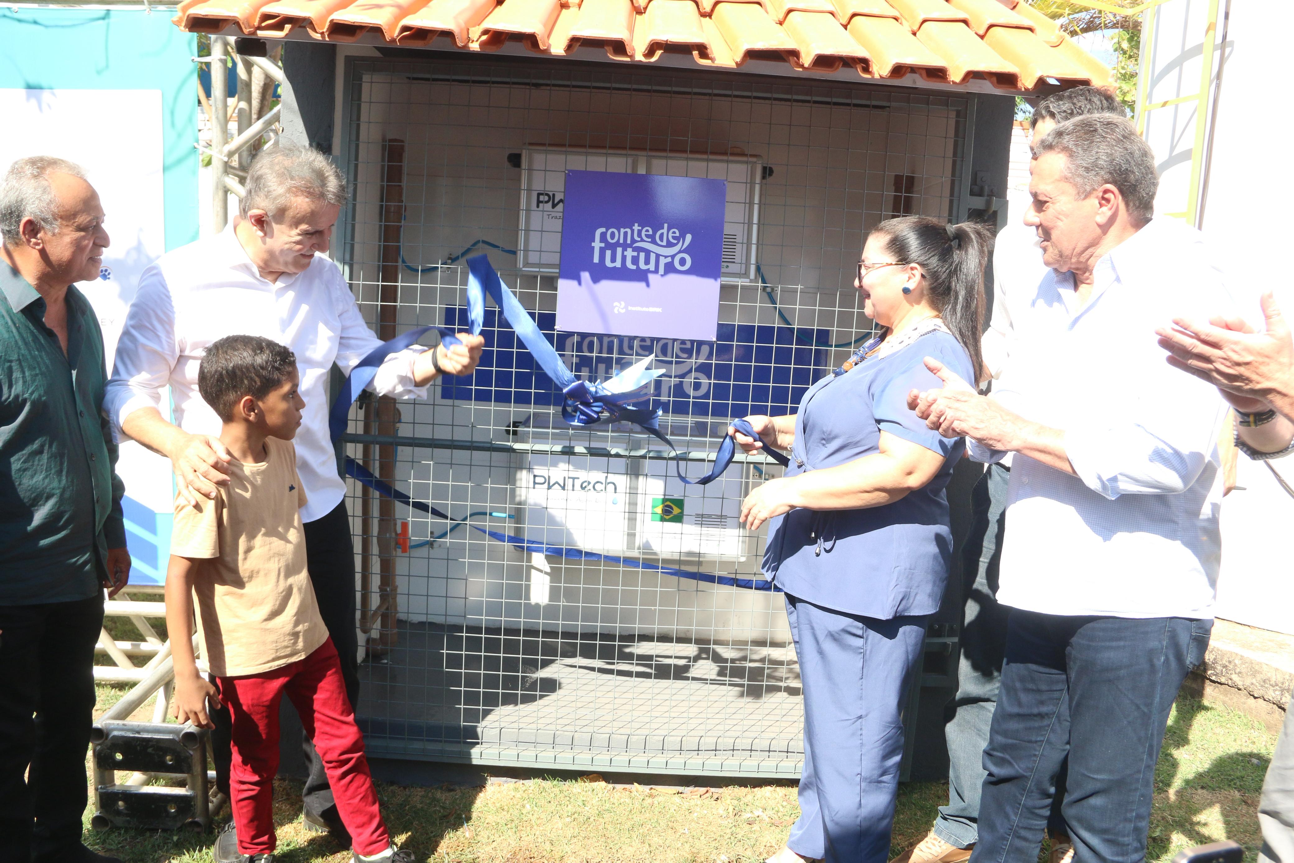 A Escola Municipal de Tempo Integral Aprígio Thomaz de Matos foi a primeira a ter seu sistema entregue 