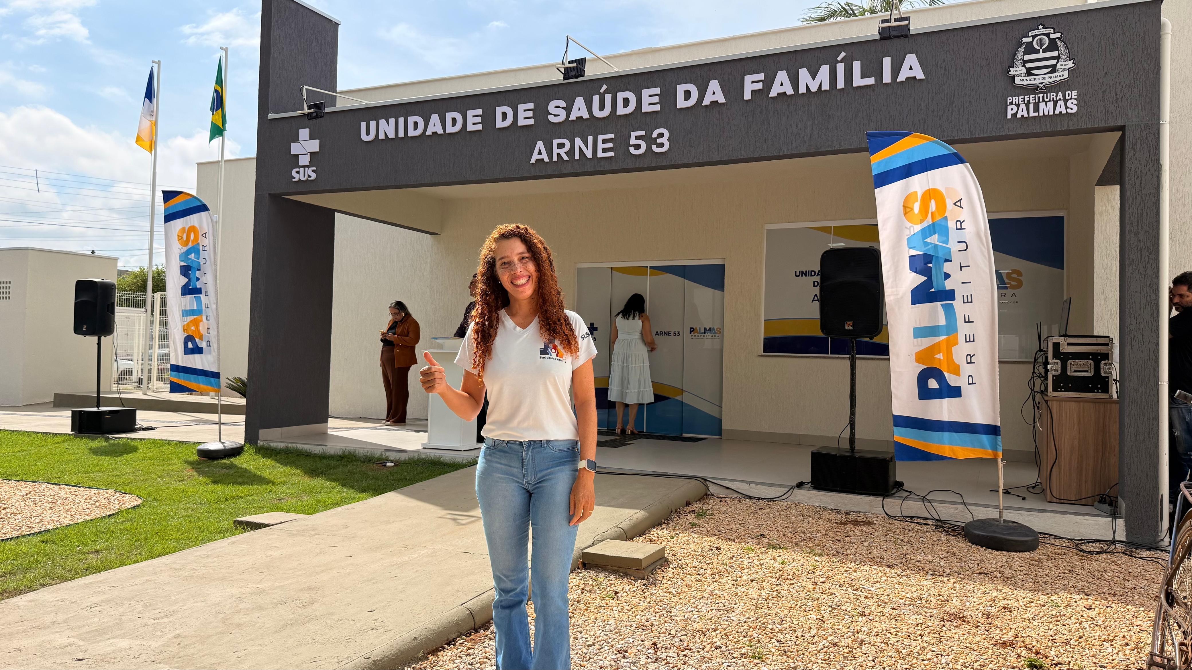 Quem também aprovou a nova estrutura foi a agente comunitária de saúde, Daniela Ferreira