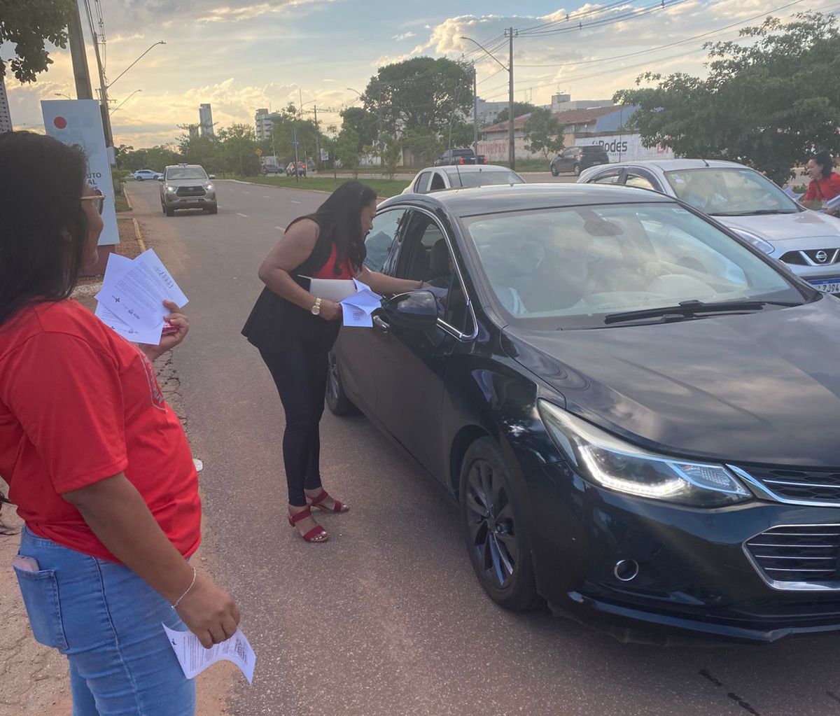 Profissionais atuantes da USF Loiane Moreno foram responsáveis pela ação extramuro