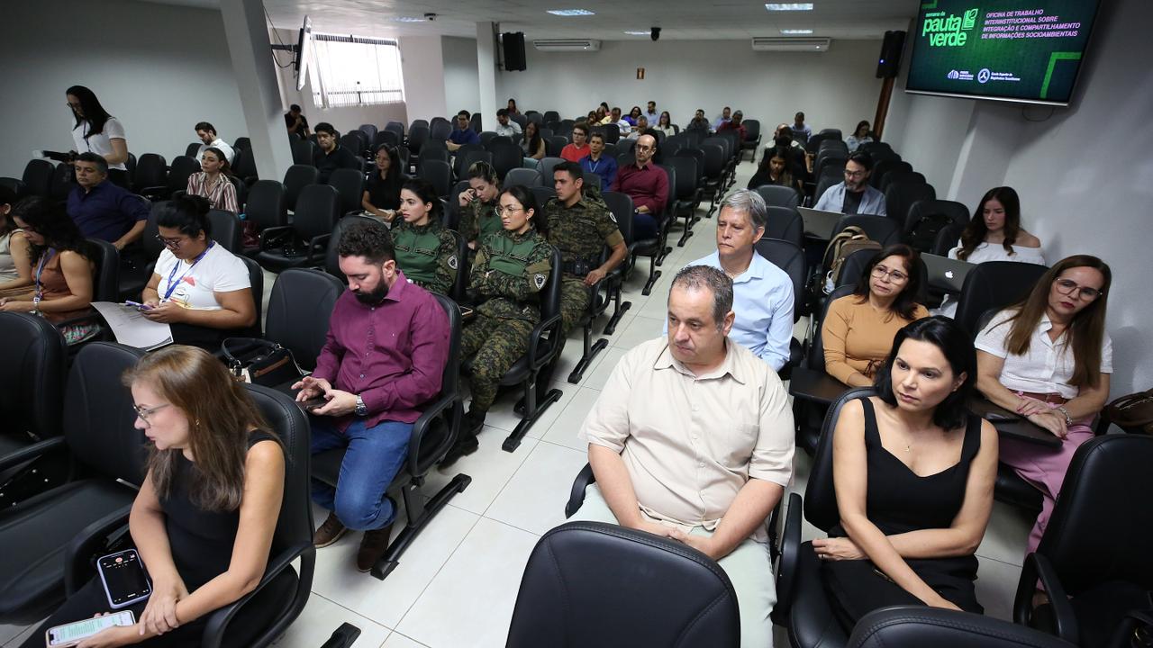 Equipe ambiental da Guarda Metropoliana de Palmas participou da oficina de trabalho interinstitucional sobre integração e compartilhamento de informações socioambientais