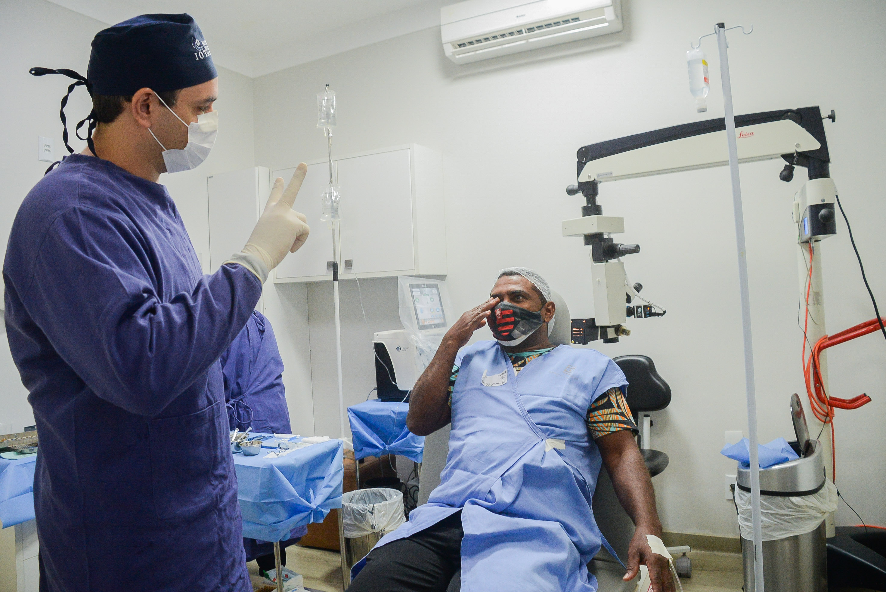 Pacientes voltam a enxergar após retomada do ‘Projeto Catarata Zero’