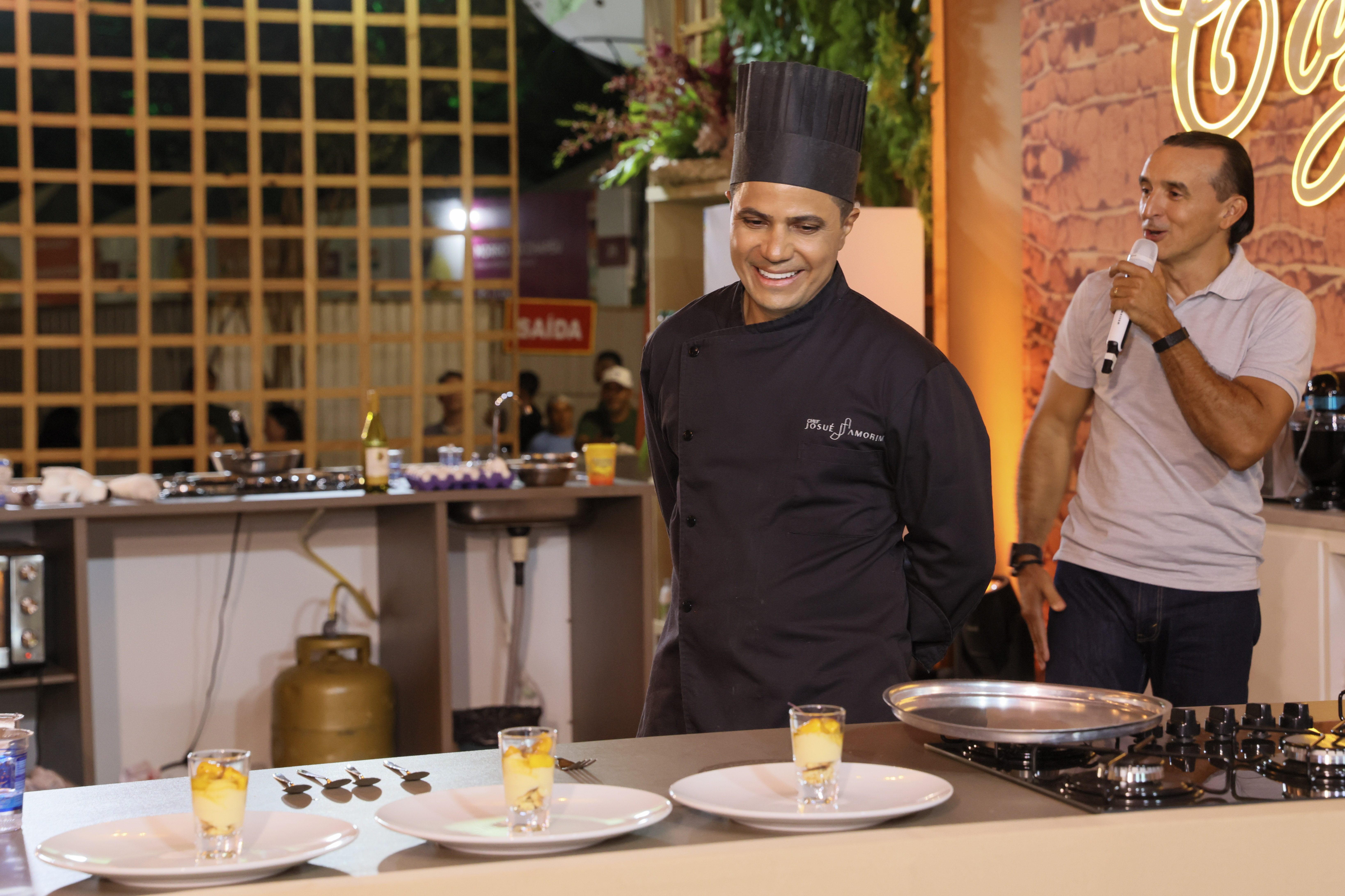 Chef Josué Amorim mostrou talento apesar de atraso em uma das etapas da competição